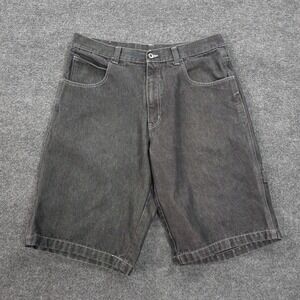 Vintage FUBU Shorts Mens 36 Gray Platinum Fat Albert Denim‎ Hip Hop Streetwear